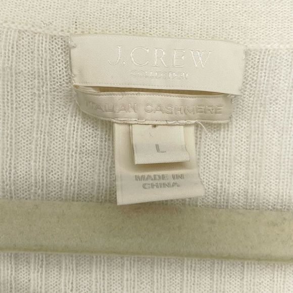 J. Crew Italian Cashmere Ribbed Long Sleeve - Picture 4 of 4